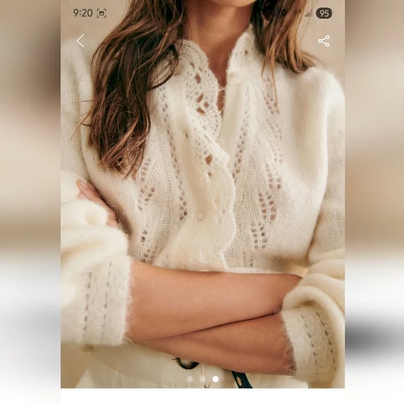 NWT Sezane Angie Cardigan - Picture 2 of 10